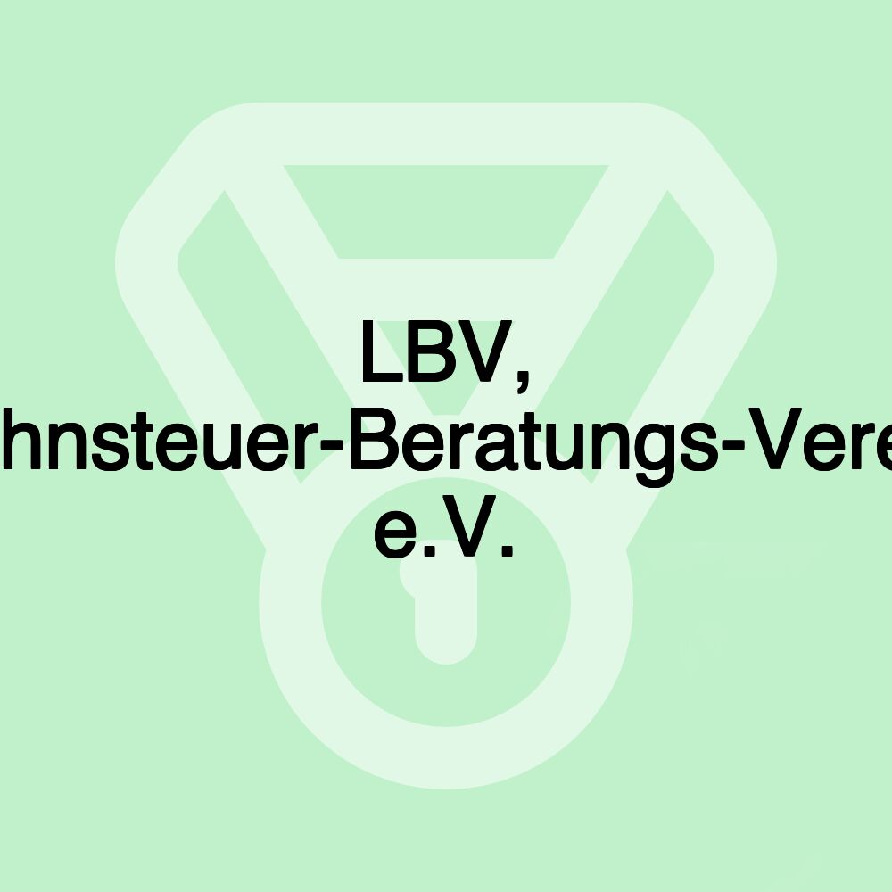 LBV, Lohnsteuer-Beratungs-Verein e.V.