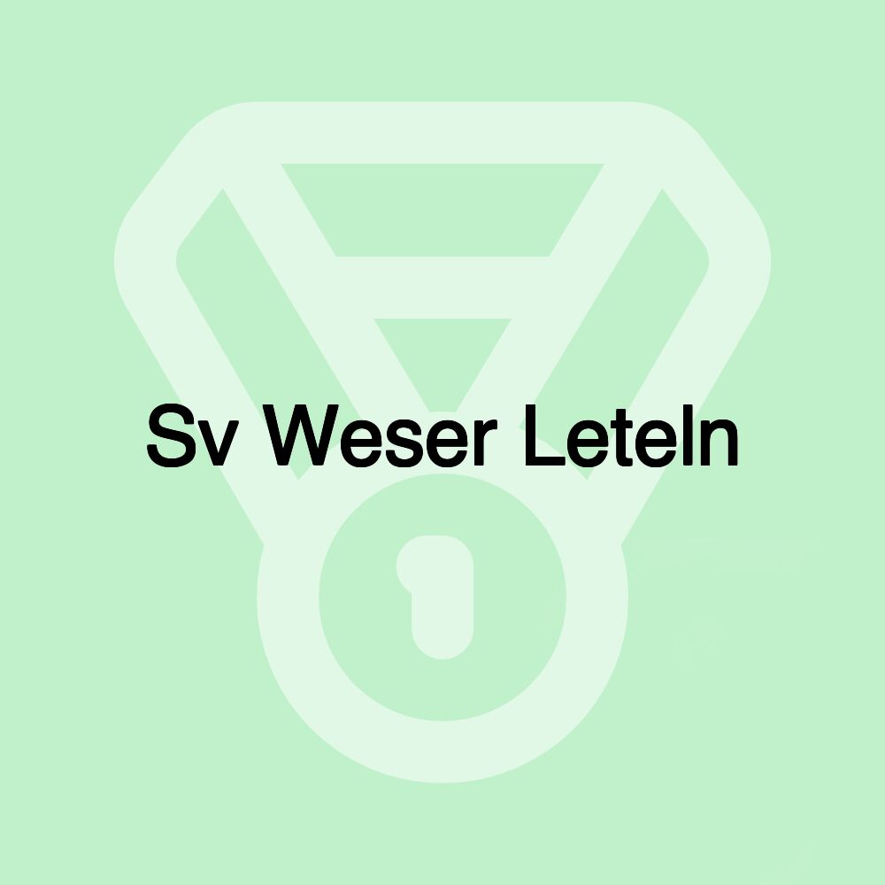 Sv Weser Leteln Sv Weser Leteln
