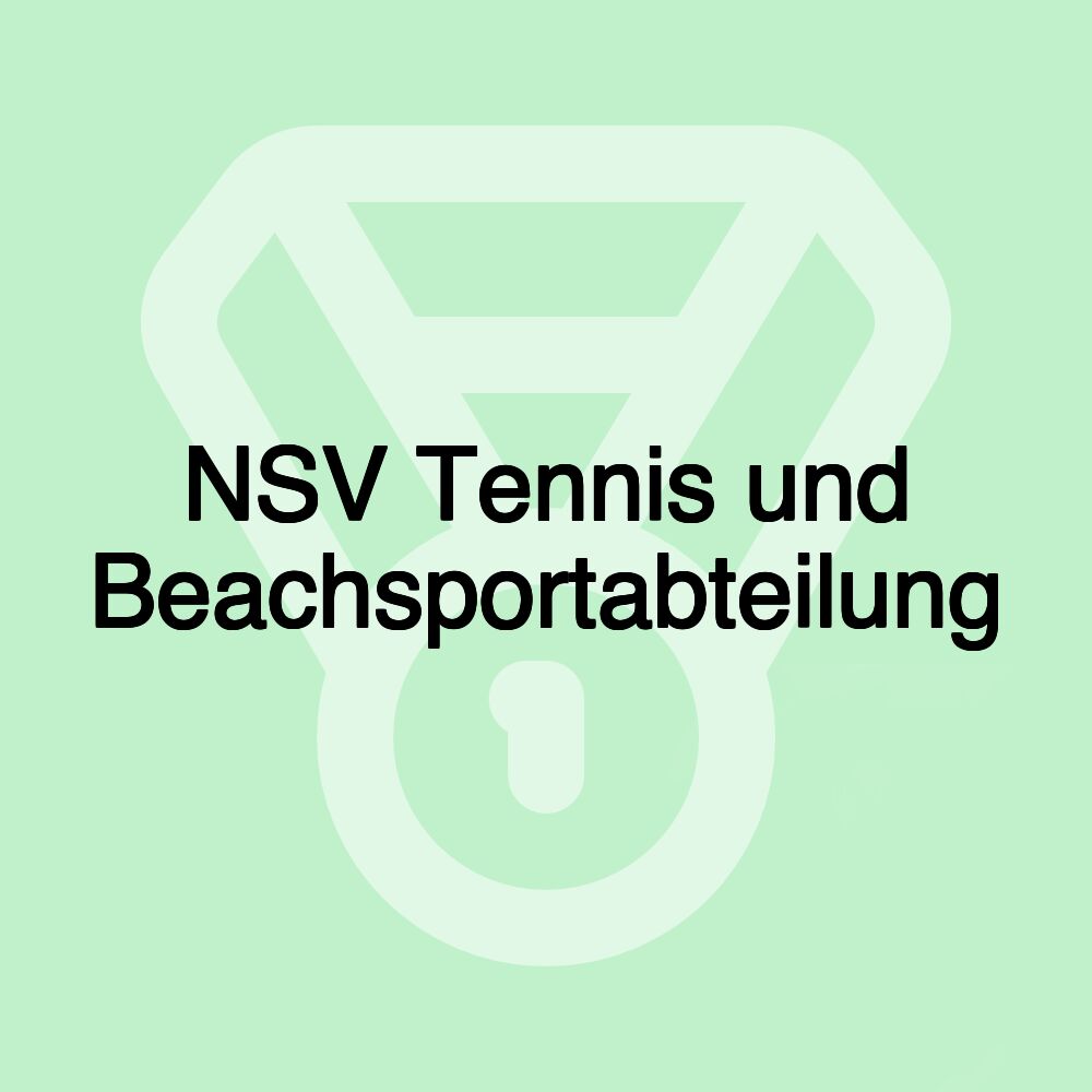 NSV Tennis und Beachsportabteilung