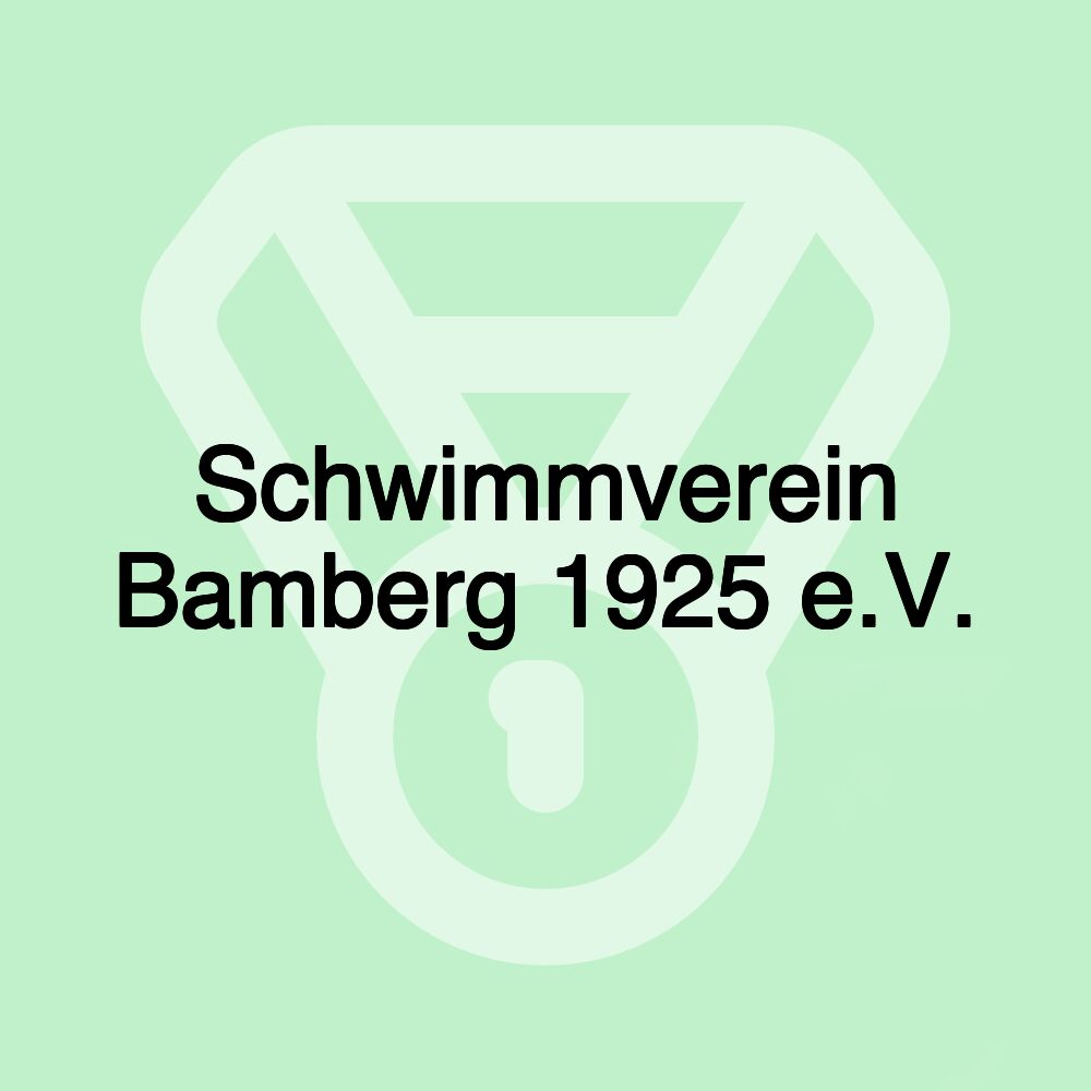 Schwimmverein Bamberg 1925 e.V. Schwimmverein Bamberg 1925 e.V.