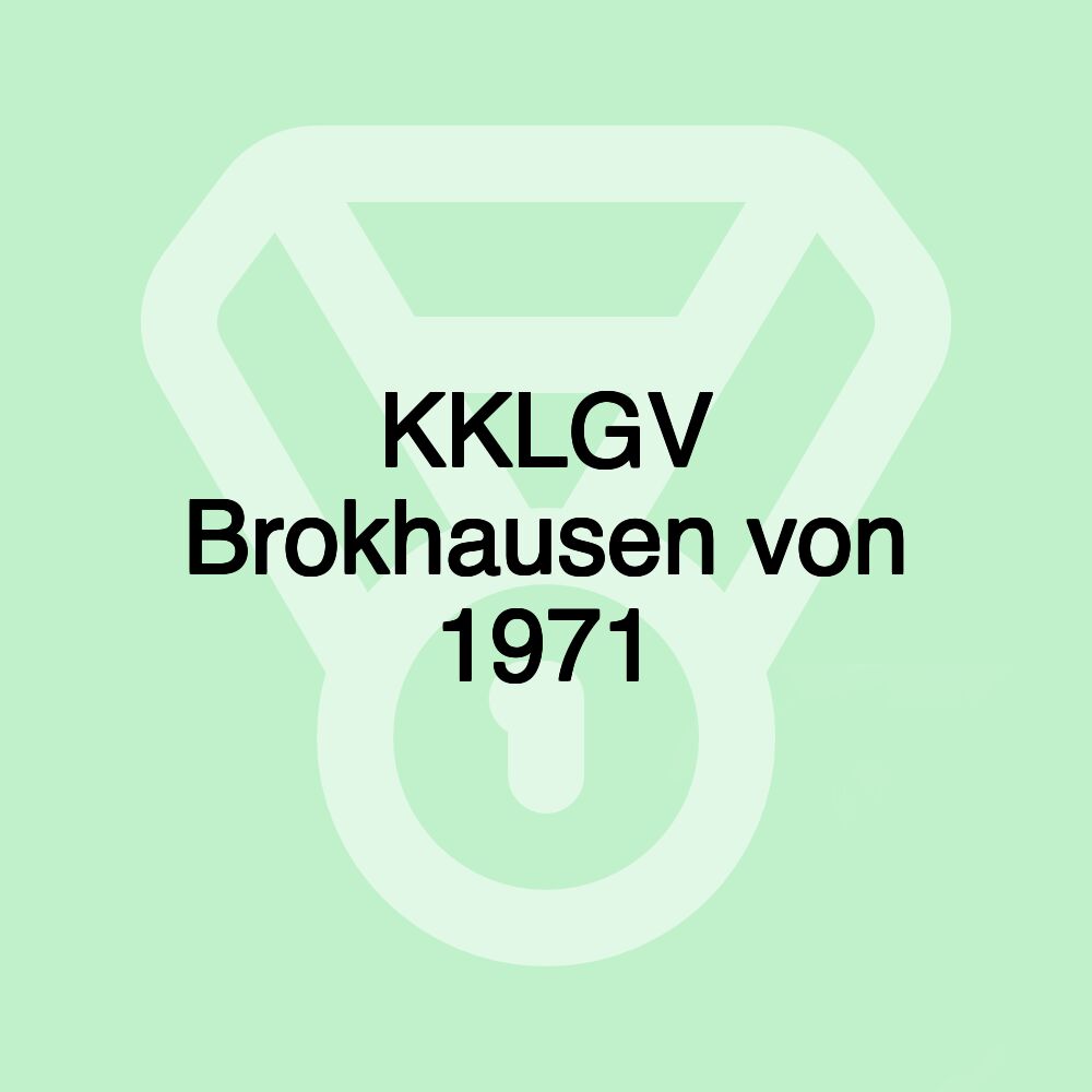 KKLGV Brokhausen von 1971