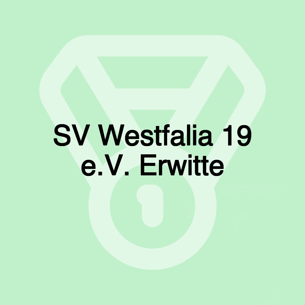 SV Westfalia 19 e.V. Erwitte