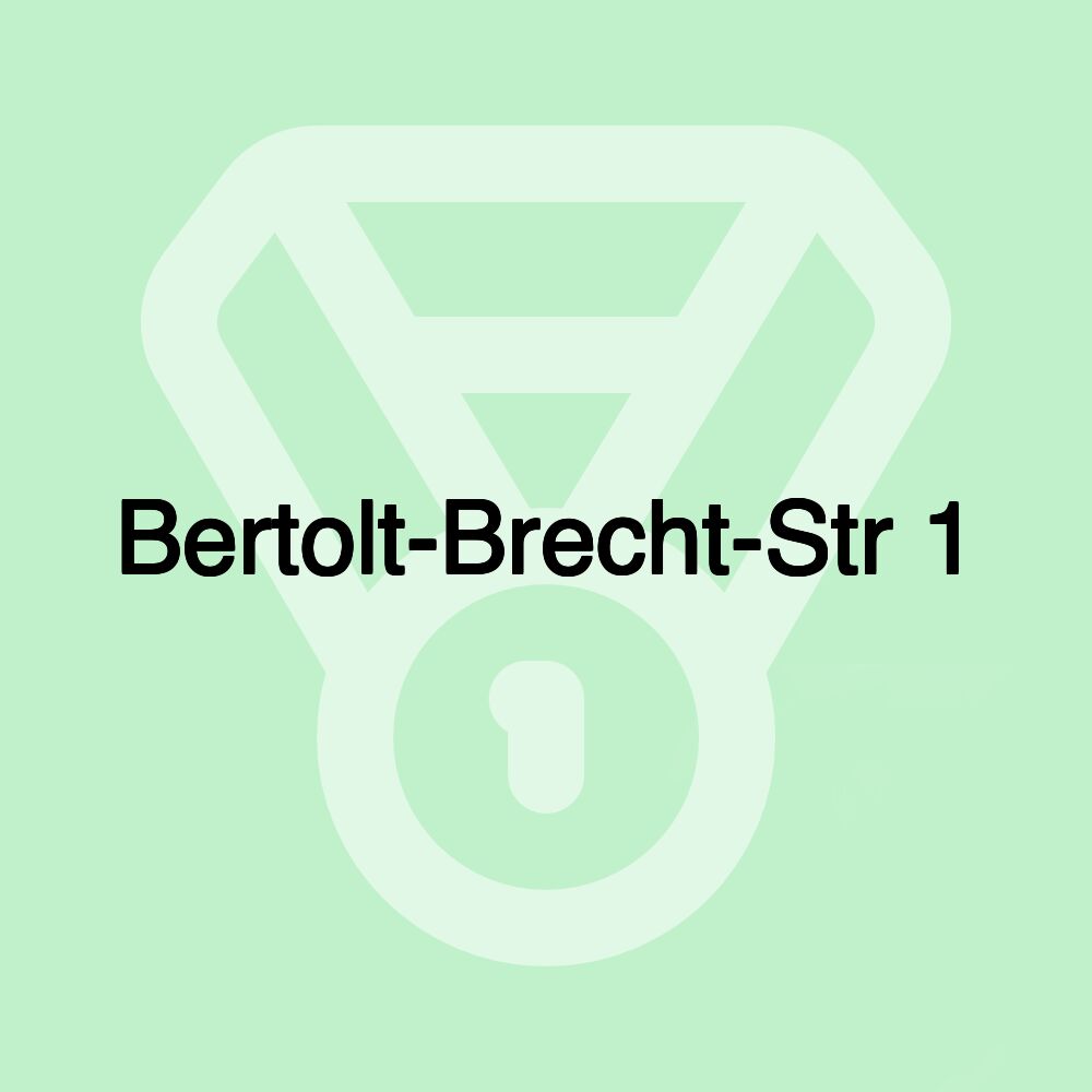 Bertolt-Brecht-Str 1