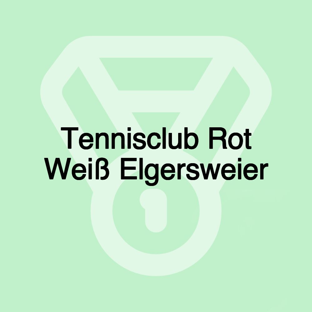 Tennisclub Rot Weiß Elgersweier Tennisclub Rot Weiß Elgersweier