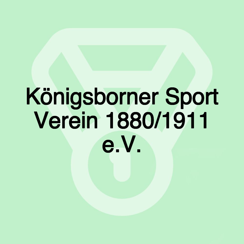 Königsborner Sport Verein 1880/1911 e.V.