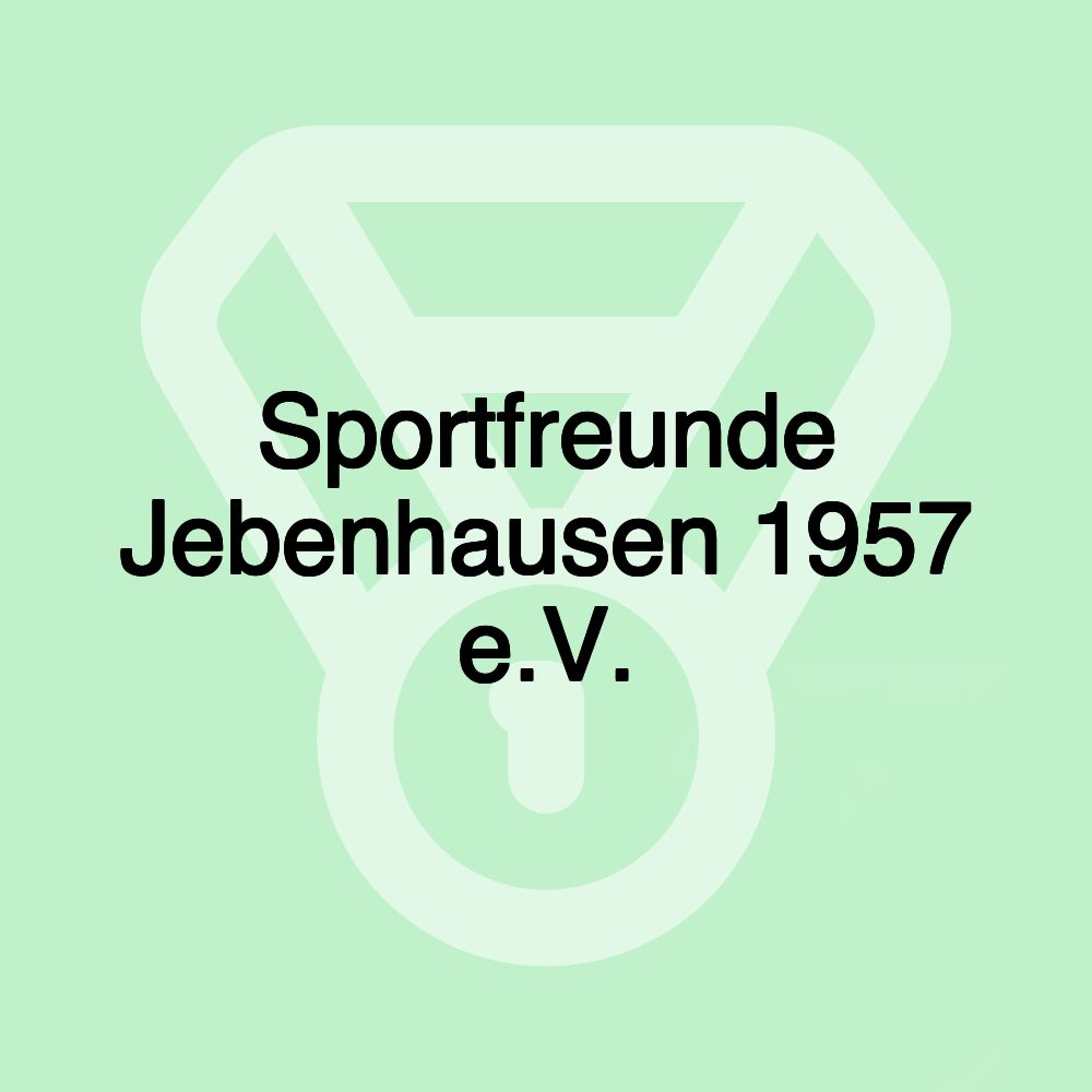 Sportfreunde Jebenhausen 1957 e.V. Sportfreunde Jebenhausen 1957 e.V.
