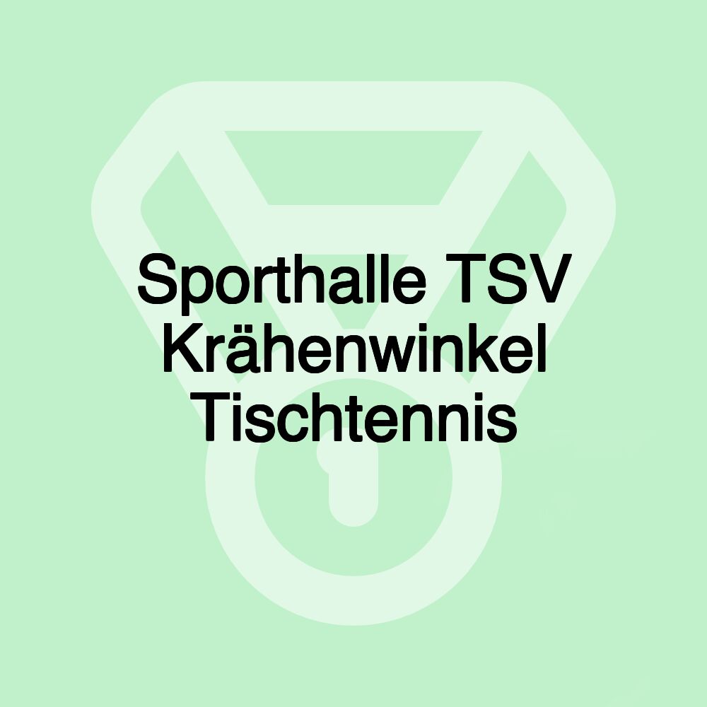 Sporthalle TSV Krähenwinkel Tischtennis Sporthalle TSV Krähenwinkel Tischtennis