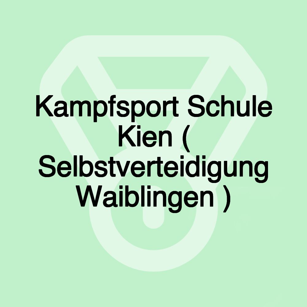 Kampfsport Schule Kien ( Selbstverteidigung Waiblingen )