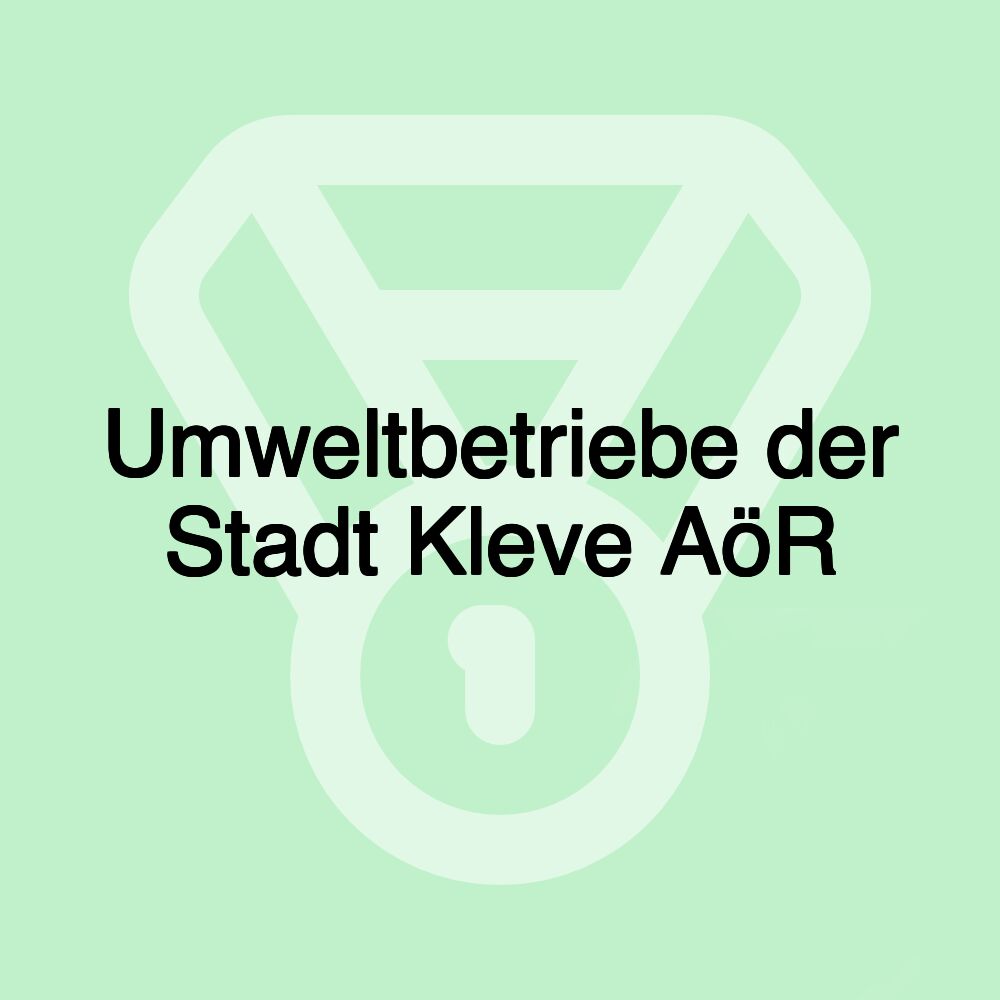 Umweltbetriebe der Stadt Kleve AöR