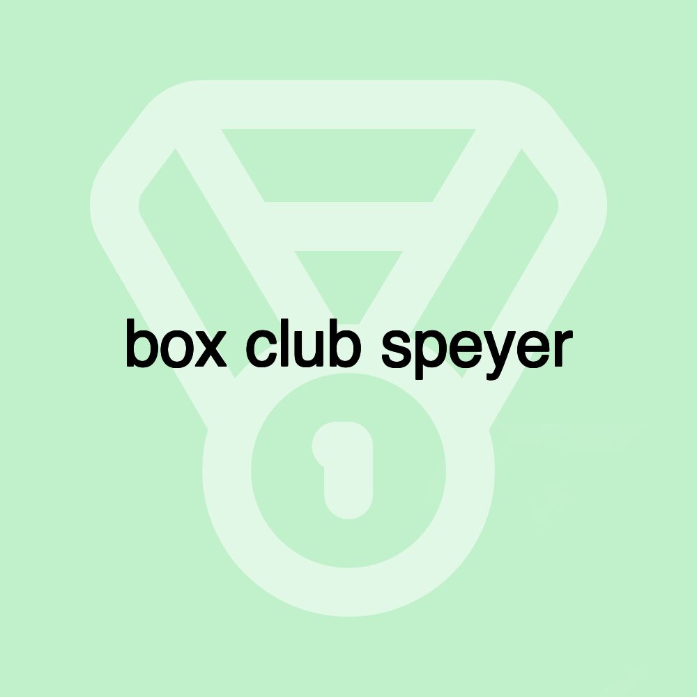 box club speyer