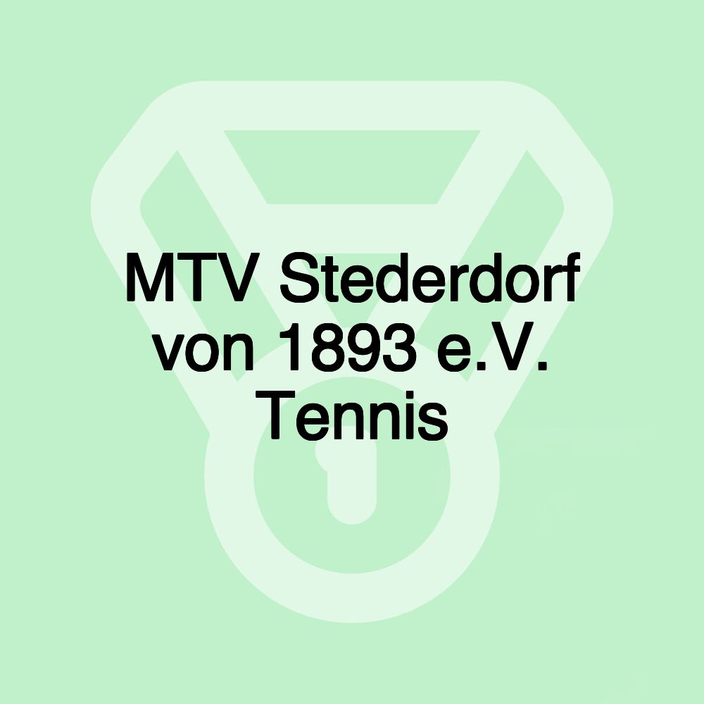 MTV Stederdorf von 1893 e.V. Tennis