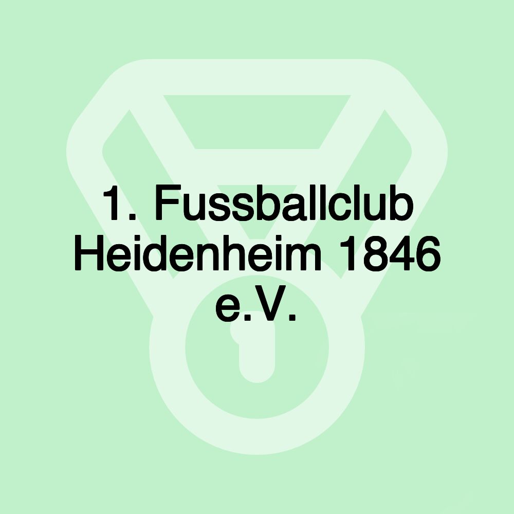 1. Fussballclub Heidenheim 1846 e.V.