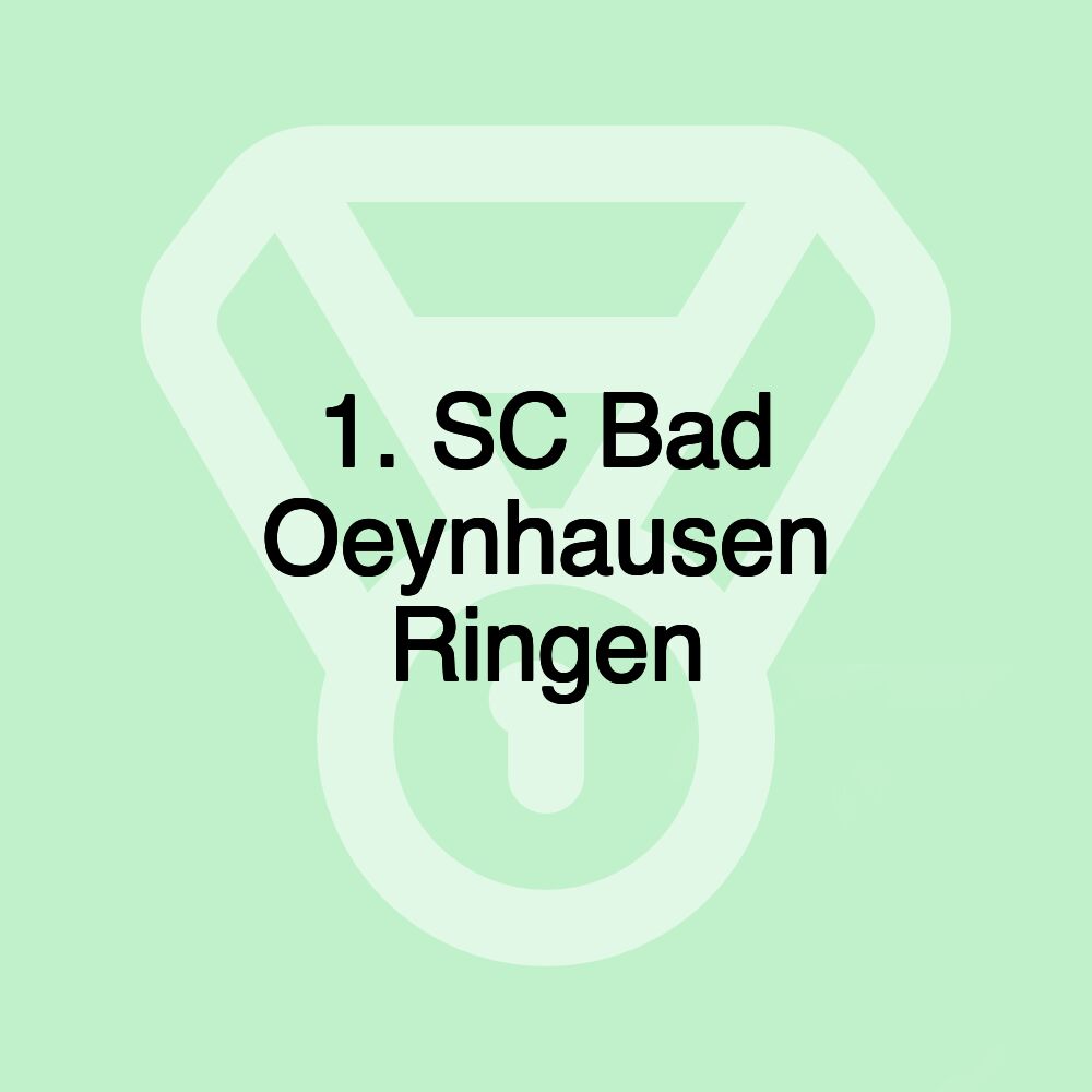 1. SC Bad Oeynhausen Ringen