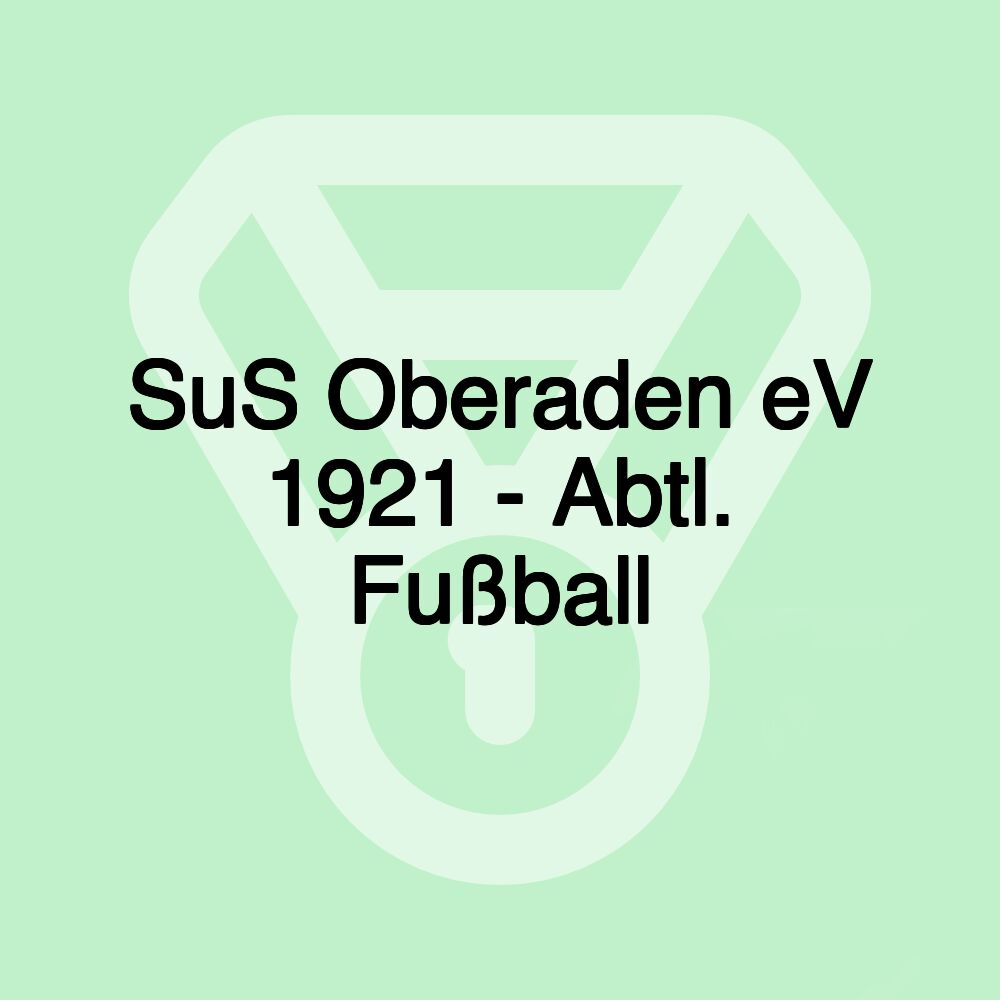 SuS Oberaden eV 1921 - Abtl. Fußball