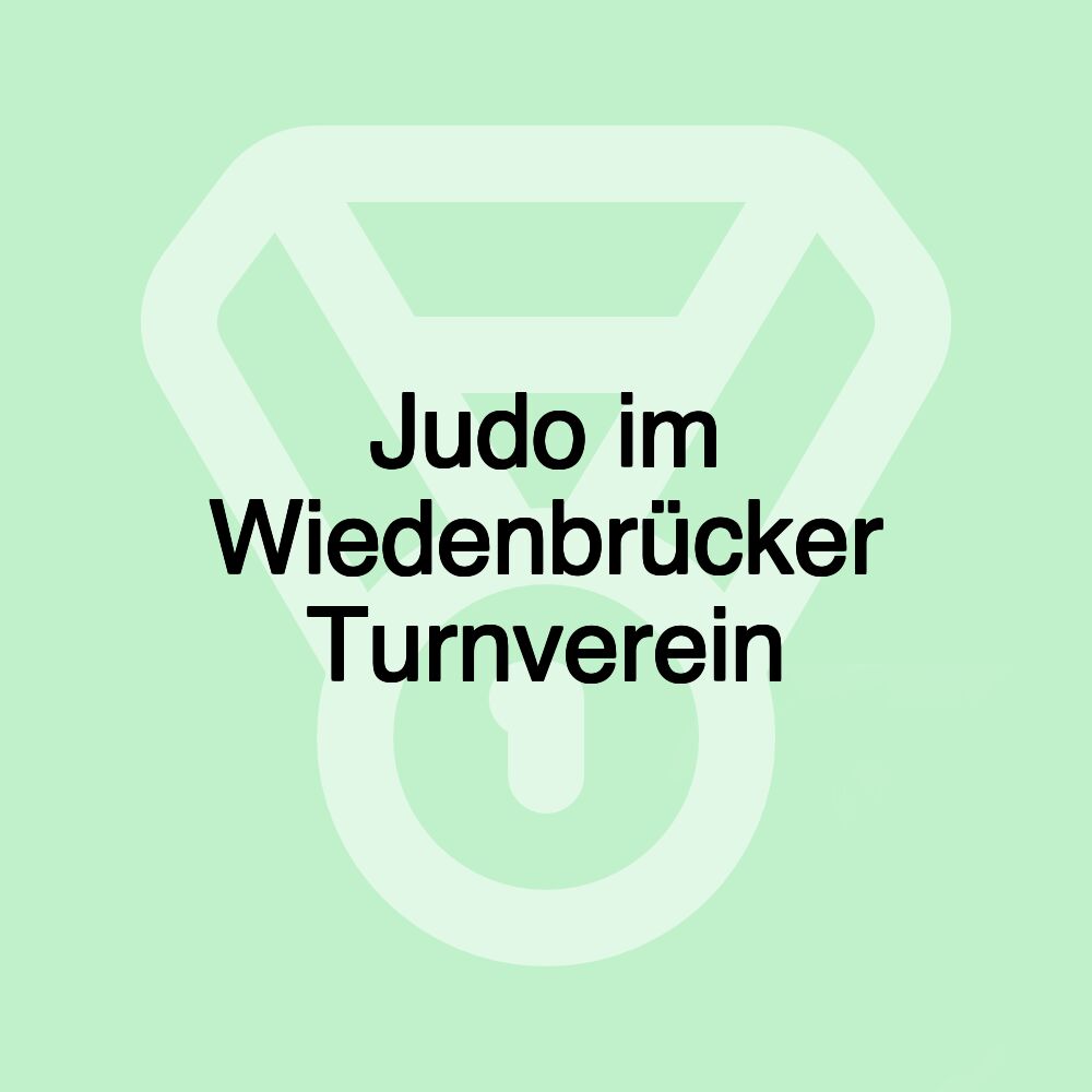 Judo im Wiedenbrücker Turnverein