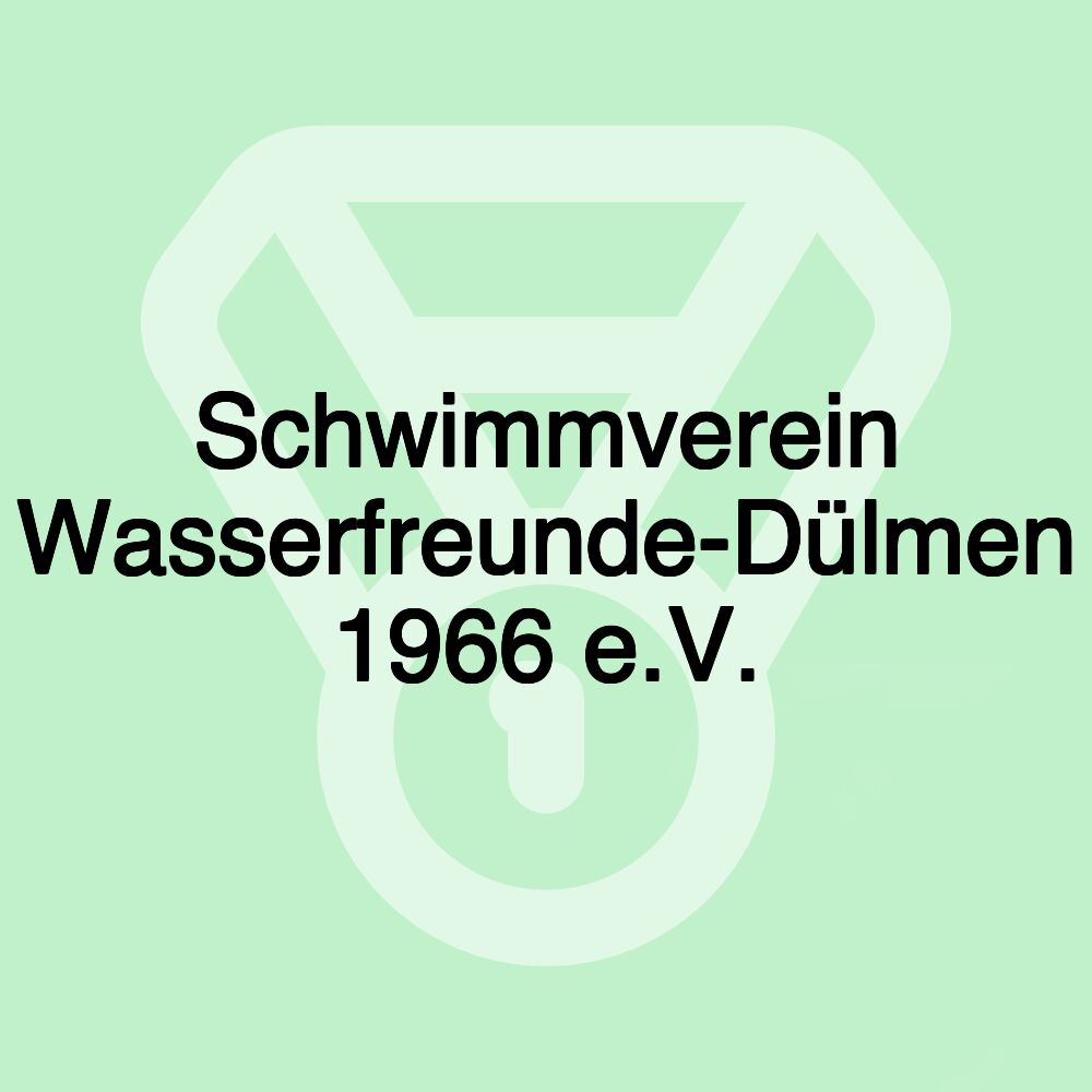 Schwimmverein Wasserfreunde-Dülmen 1966 e.V. Schwimmverein Wasserfreunde-Dülmen 1966 e.V.