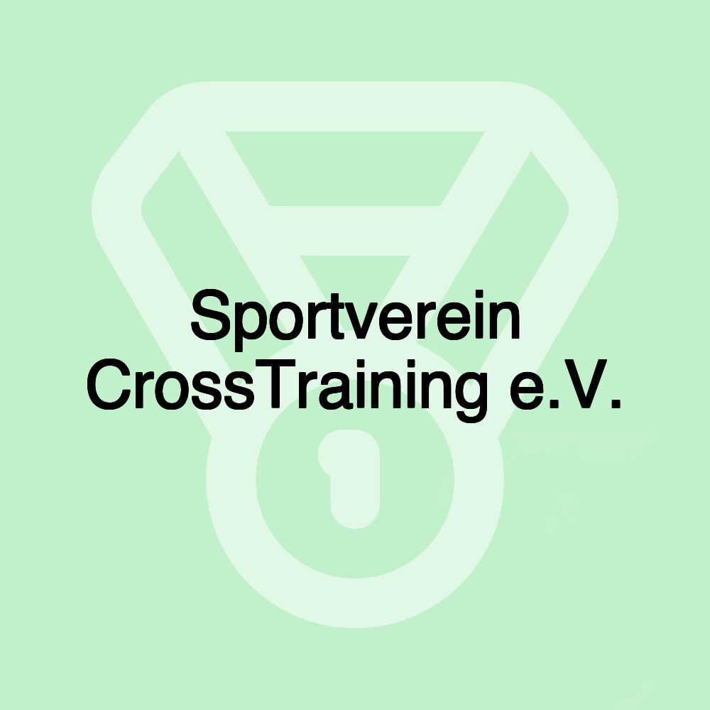 Sportverein CrossTraining e.V. Sportverein CrossTraining e.V.