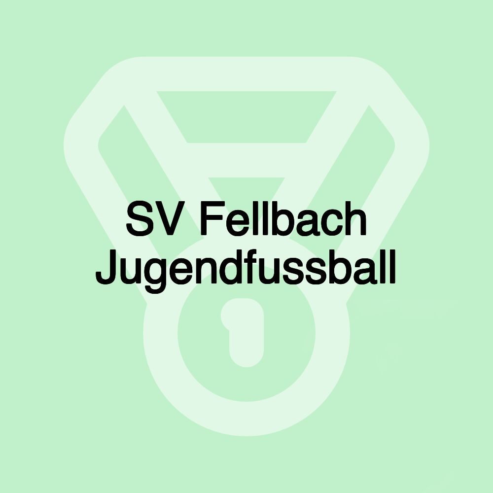 SV Fellbach Jugendfussball SV Fellbach Jugendfussball