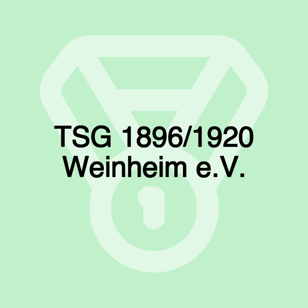 TSG 1896/1920 Weinheim e.V. TSG 1896/1920 Weinheim e.V.