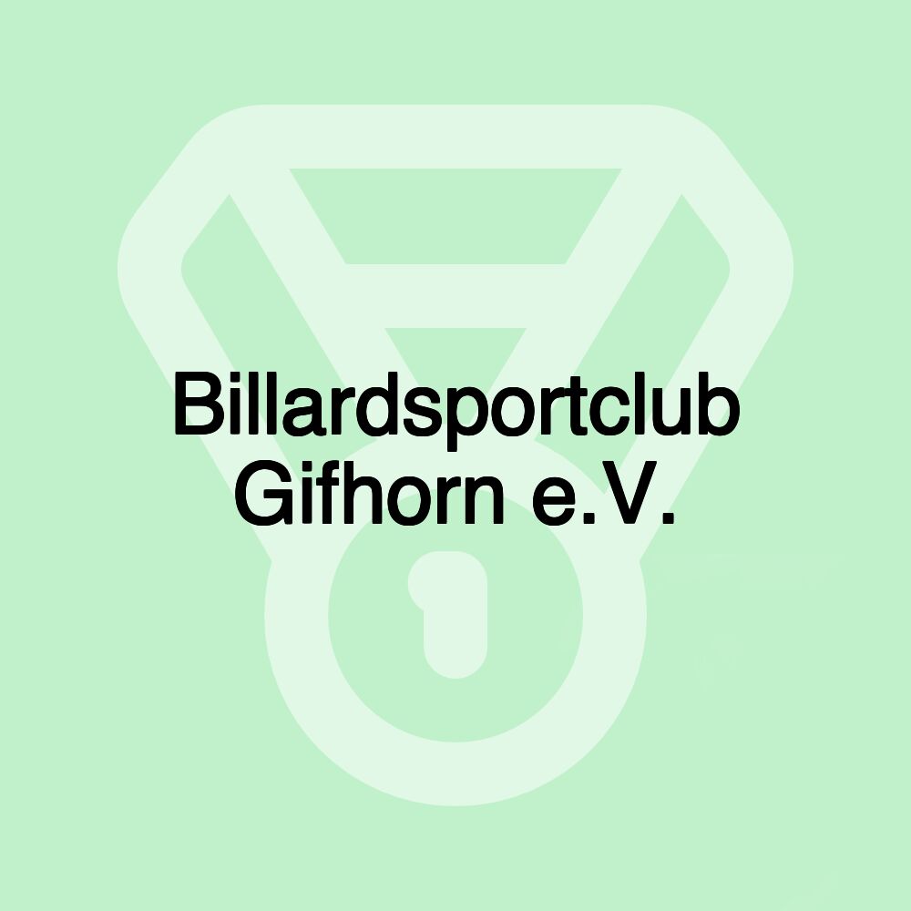 Billardsportclub Gifhorn e.V. Billardsportclub Gifhorn e.V.
