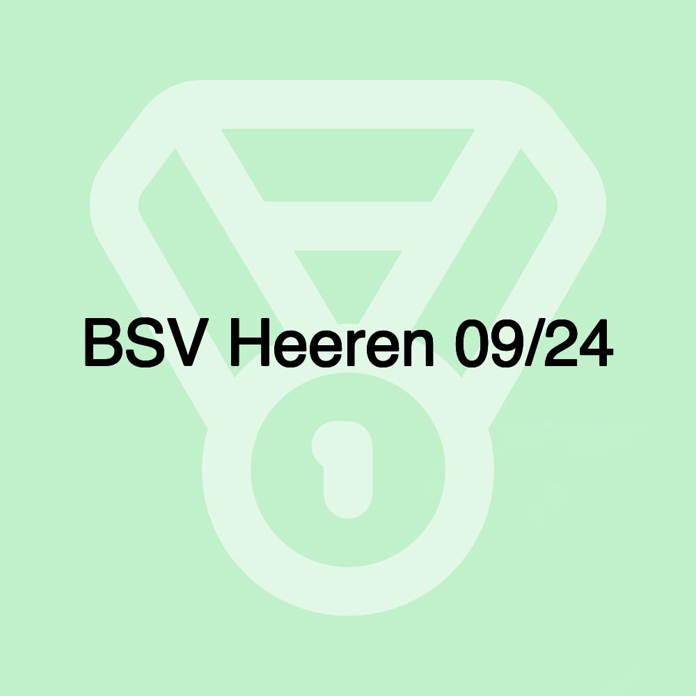 BSV Heeren 09/24 BSV Heeren 09/24