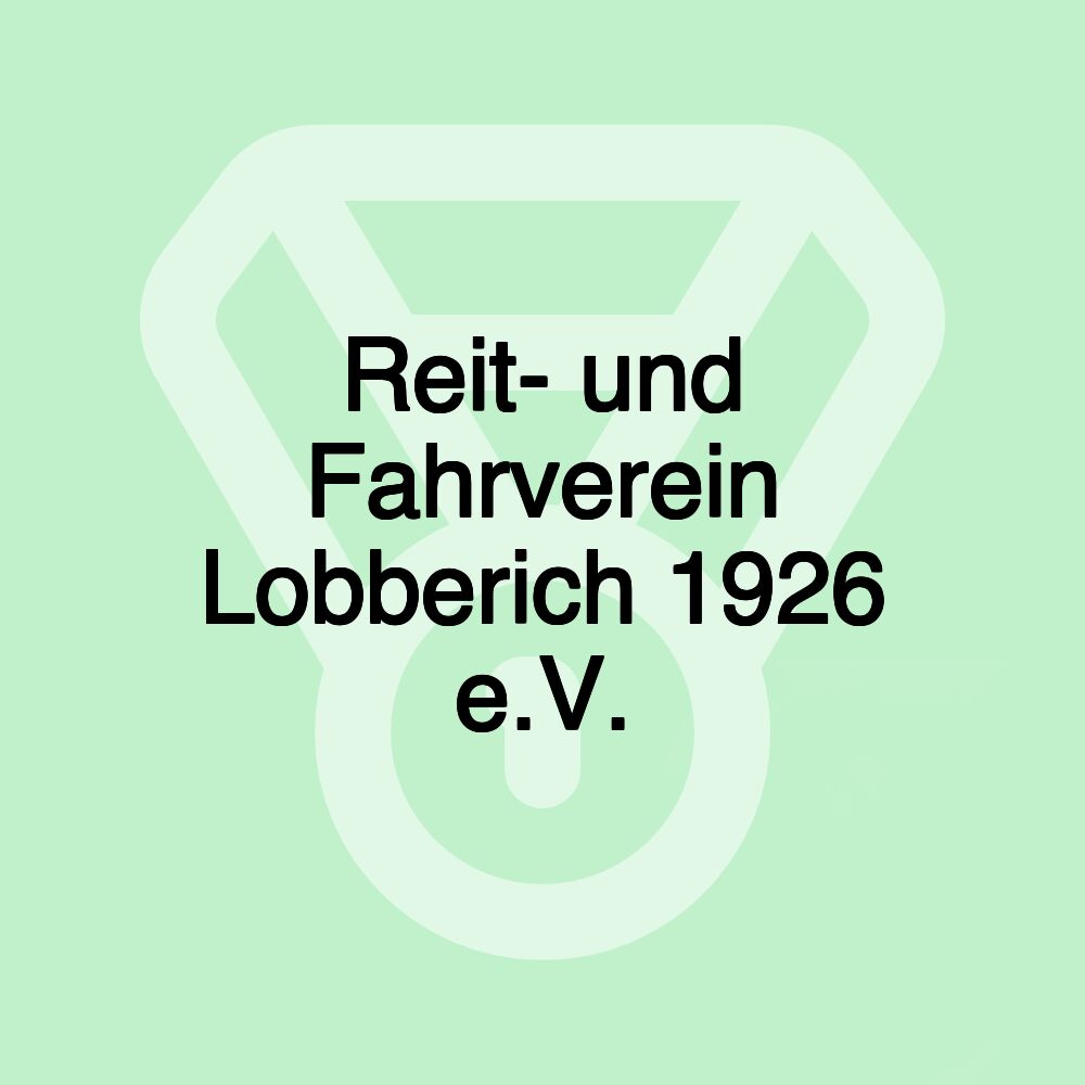 Reit- und Fahrverein Lobberich 1926 e.V.