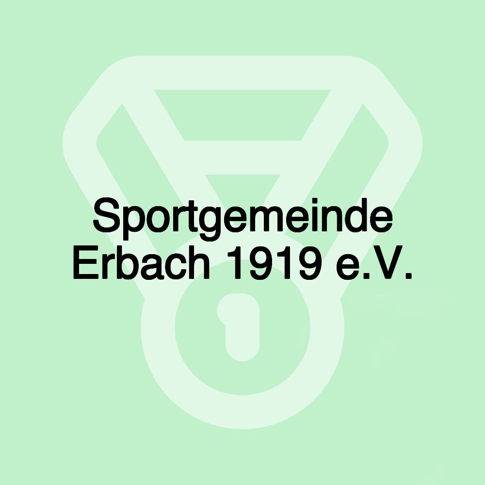 Sportgemeinde Erbach 1919 e.V. Sportgemeinde Erbach 1919 e.V.