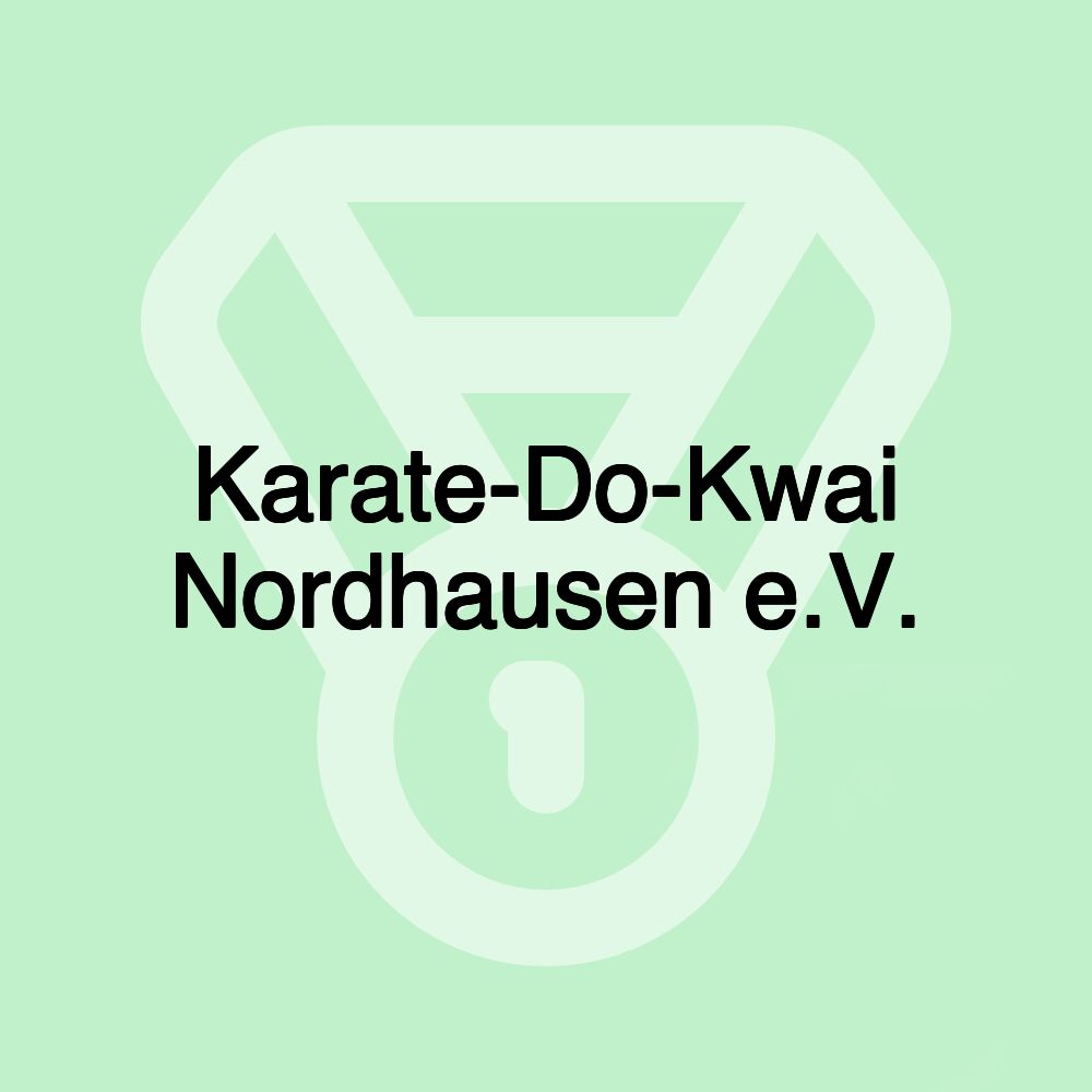 Karate-Do-Kwai Nordhausen e.V. Karate-Do-Kwai Nordhausen e.V.