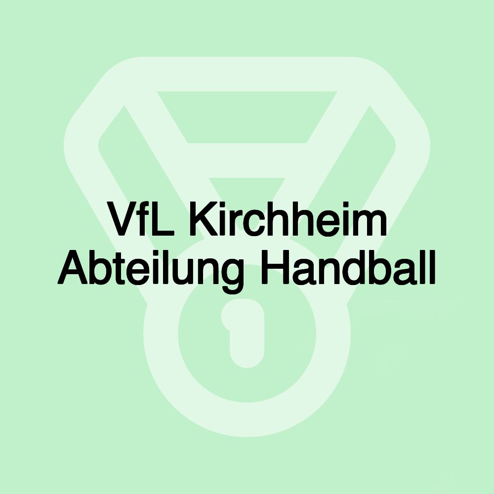 VfL Kirchheim Abteilung Handball