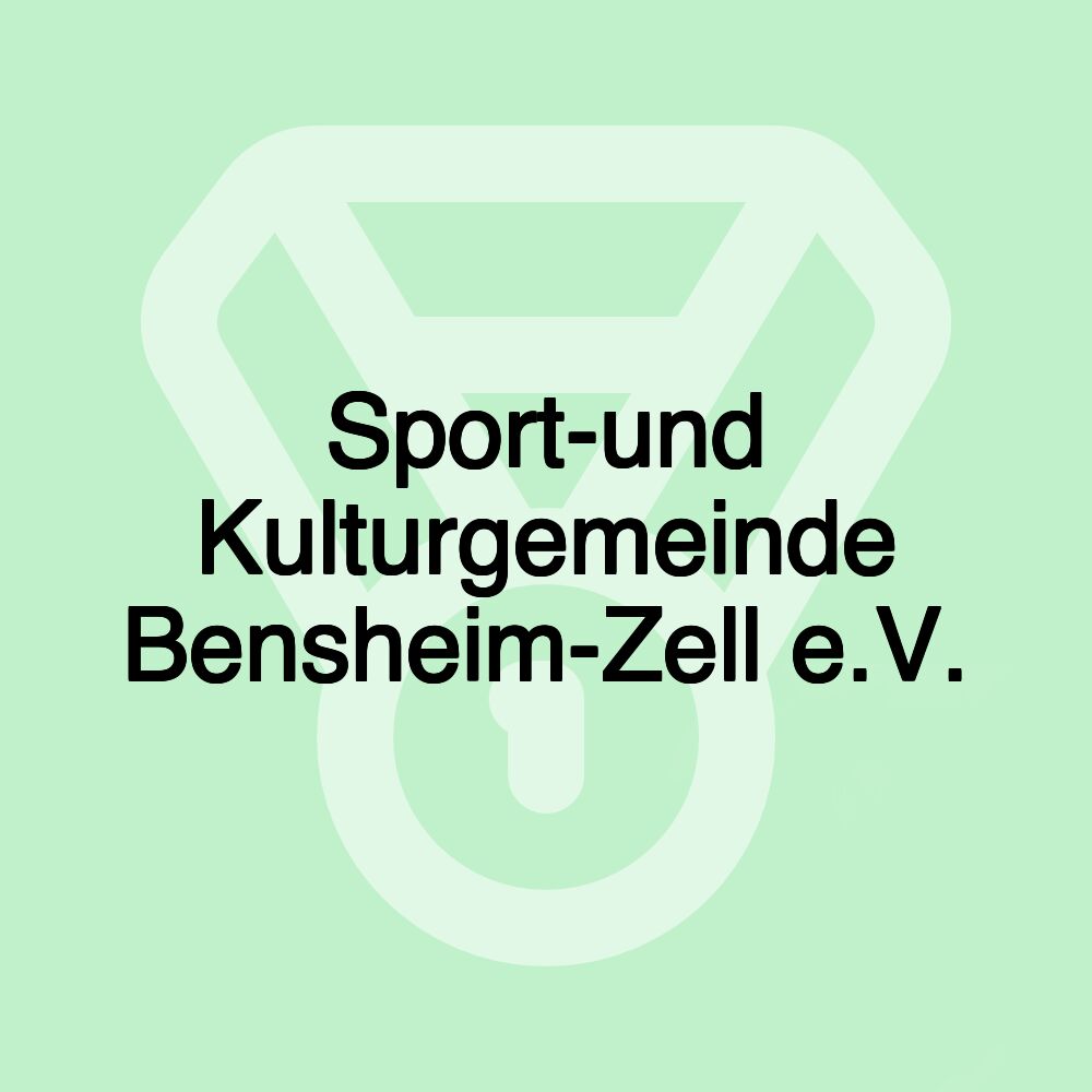 Sport-und Kulturgemeinde Bensheim-Zell e.V. Sport-und Kulturgemeinde Bensheim-Zell e.V.