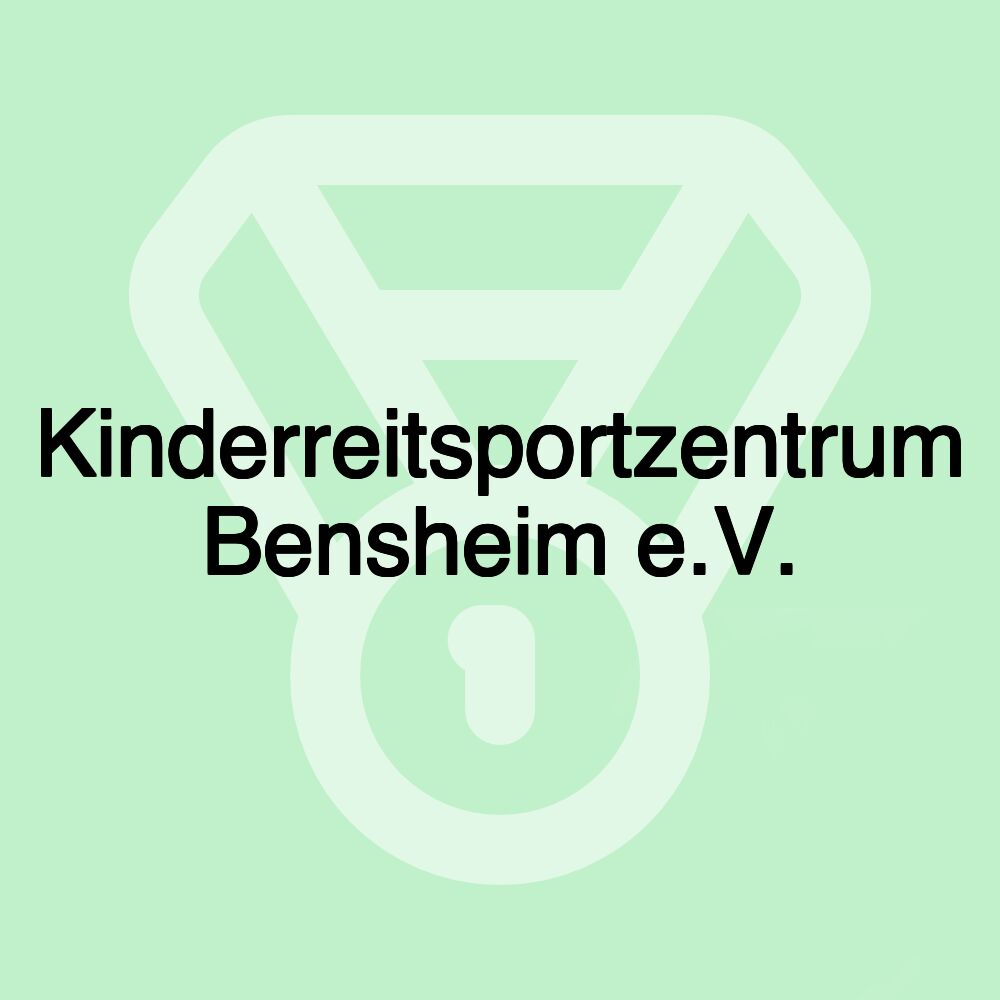 Kinderreitsportzentrum Bensheim e.V. Kinderreitsportzentrum Bensheim e.V.