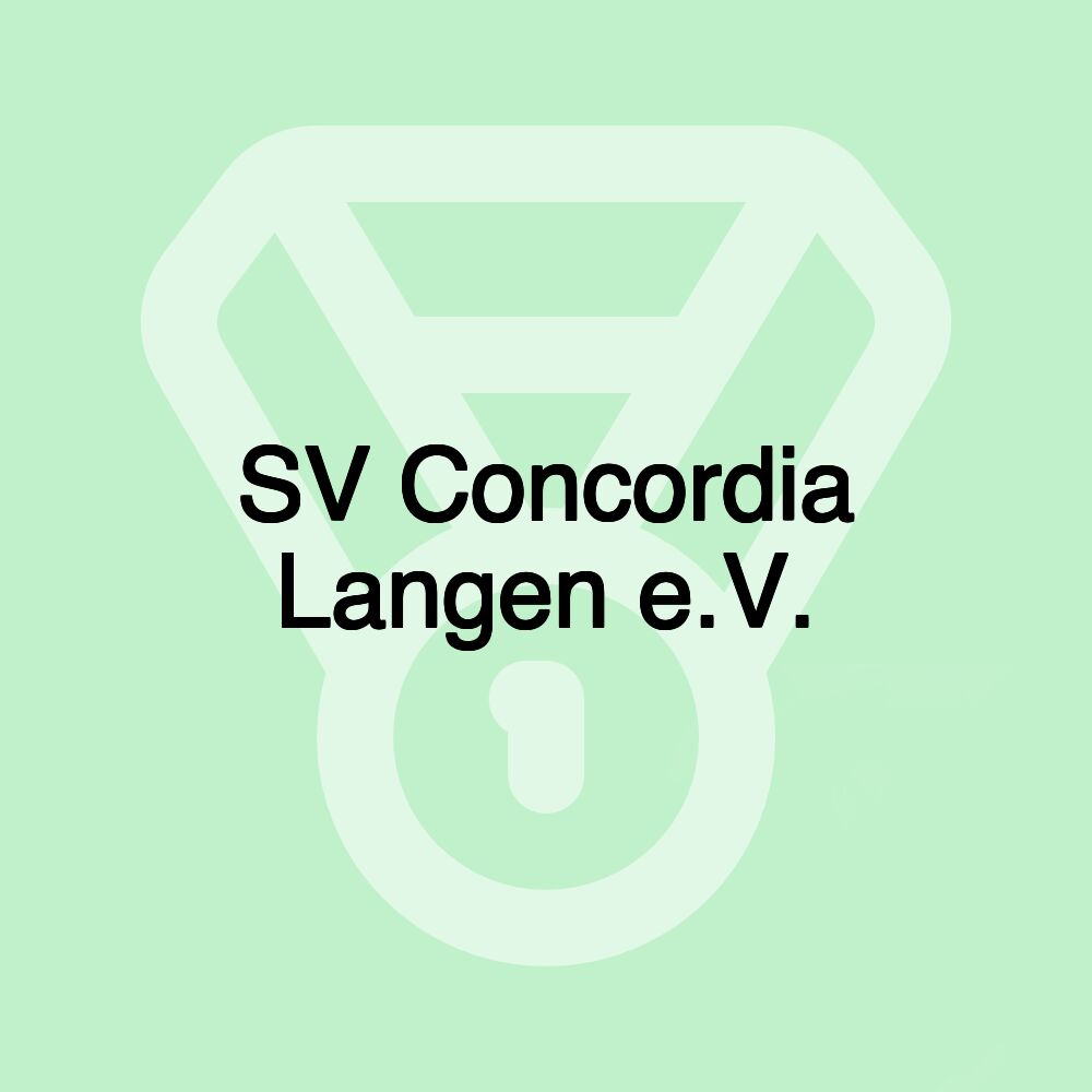 SV Concordia Langen e.V. SV Concordia Langen e.V.