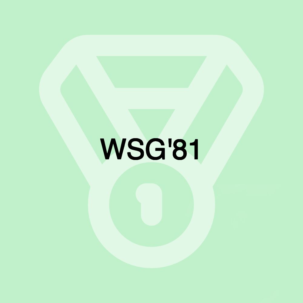 WSG'81 WSG'81