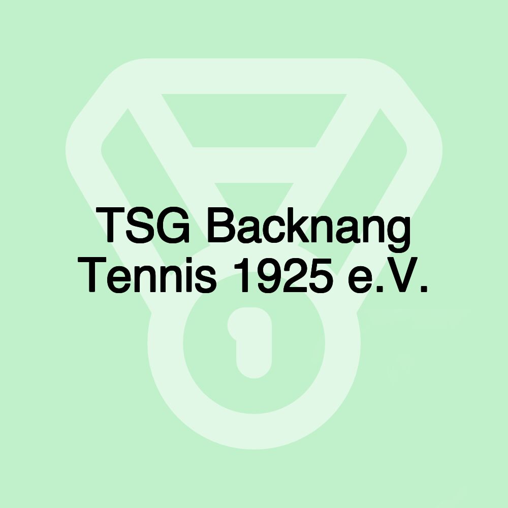 TSG Backnang Tennis 1925 e.V.