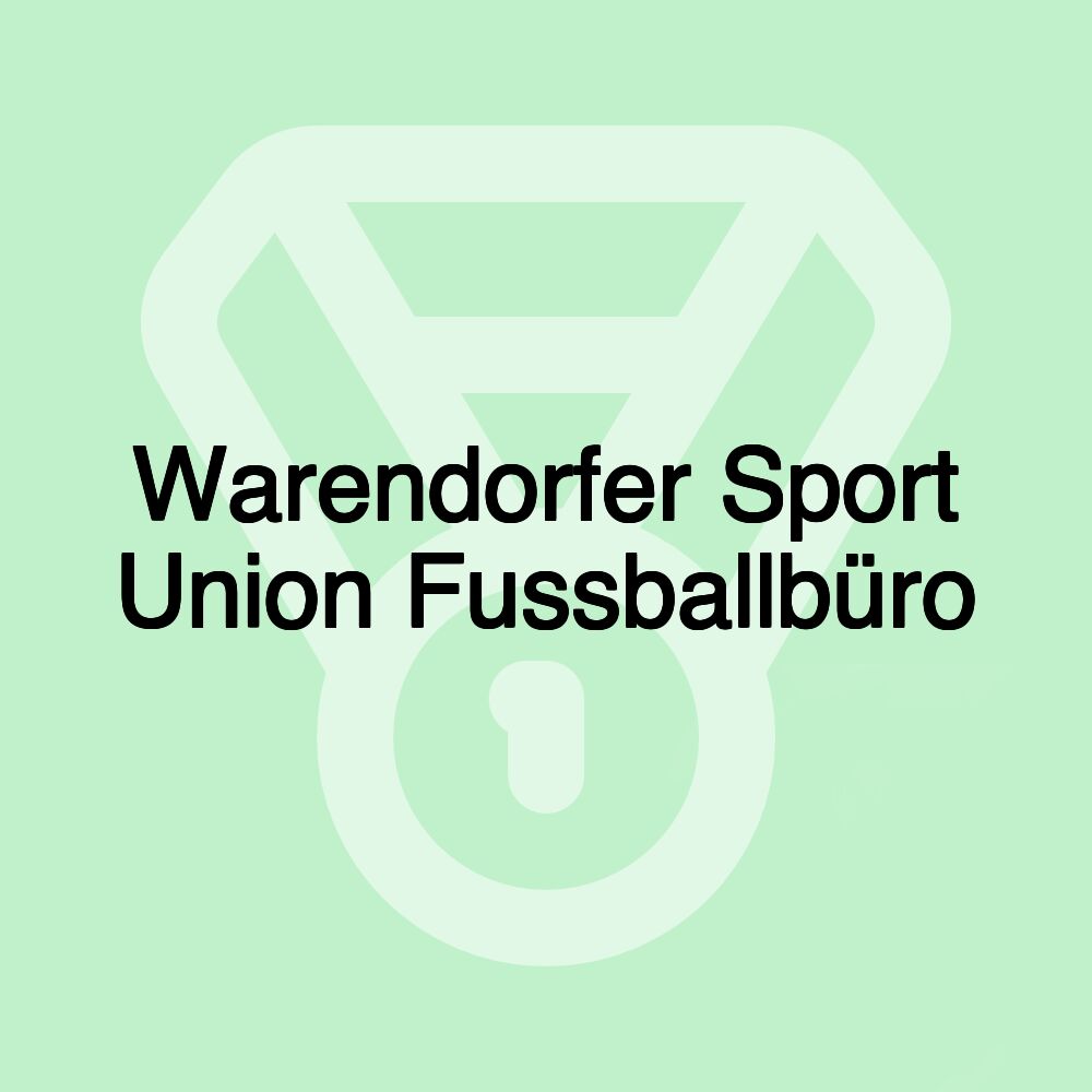 Warendorfer Sport Union Fussballbüro Warendorfer Sport Union Fussballbüro