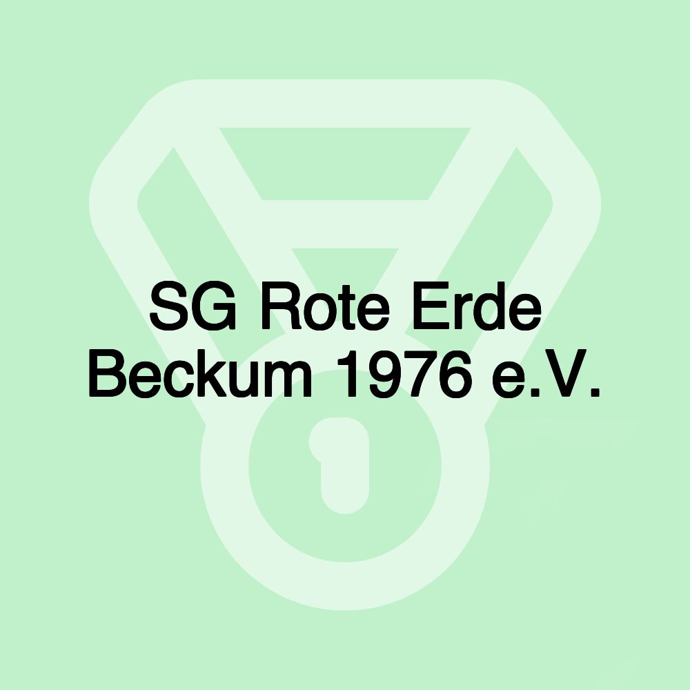 SG Rote Erde Beckum 1976 e.V. SG Rote Erde Beckum 1976 e.V.