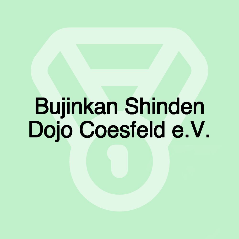 Bujinkan Shinden Dojo Coesfeld e.V.