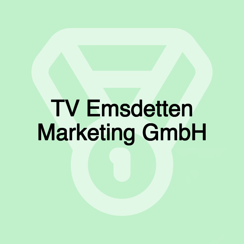 TV Emsdetten Marketing GmbH TV Emsdetten Marketing GmbH