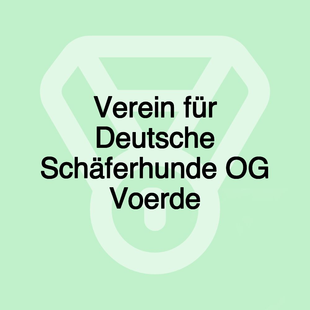 Verein für Deutsche Schäferhunde OG Voerde Verein für Deutsche Schäferhunde OG Voerde