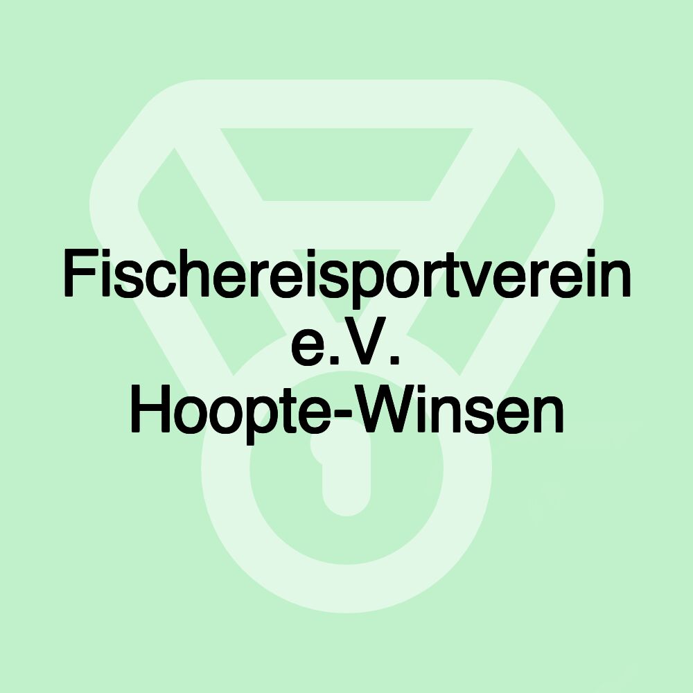 Fischereisportverein e.V. Hoopte-Winsen Fischereisportverein e.V. Hoopte-Winsen