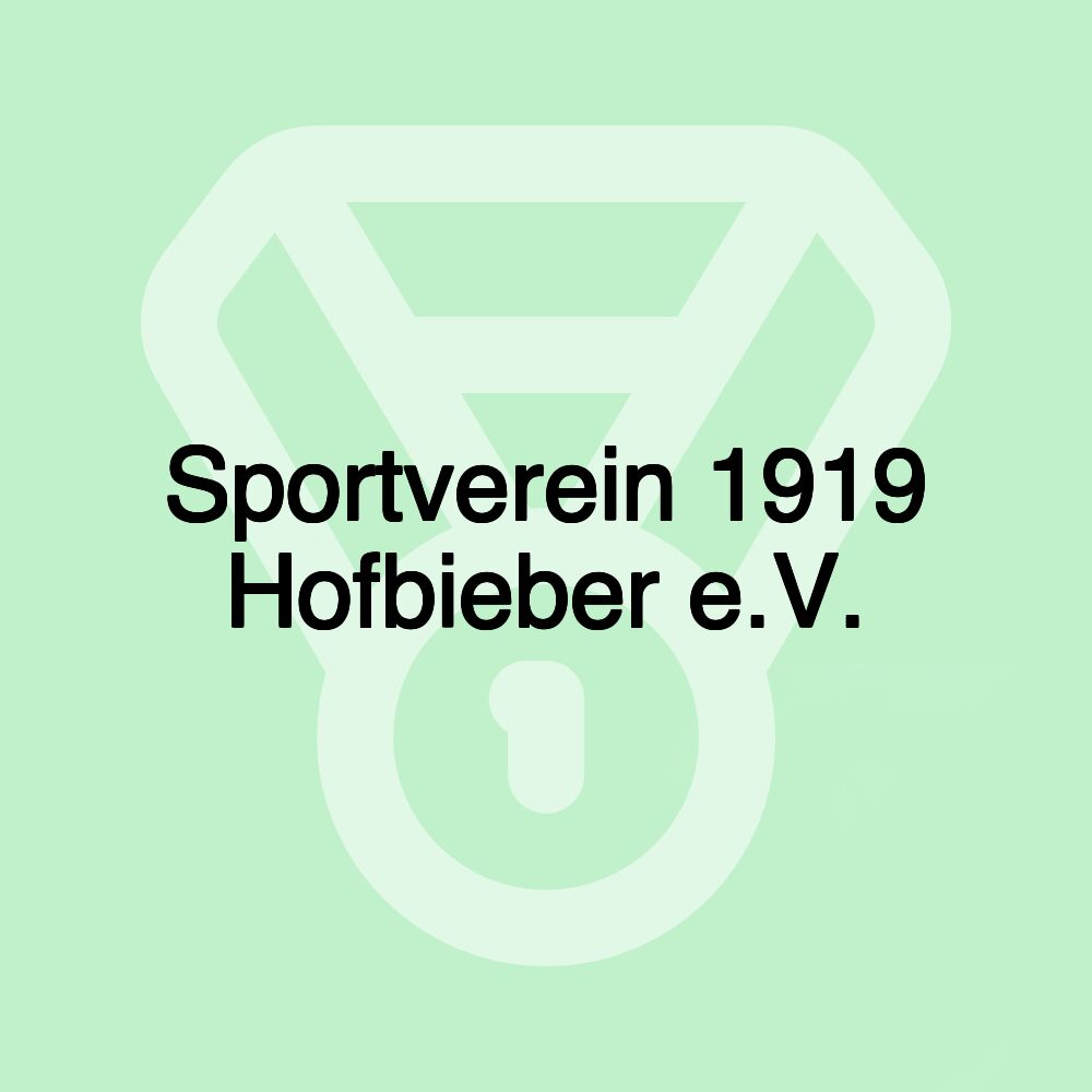 Sportverein 1919 Hofbieber e.V. Sportverein 1919 Hofbieber e.V.