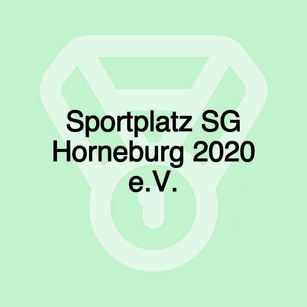 Sportplatz SG Horneburg 2020 e.V.