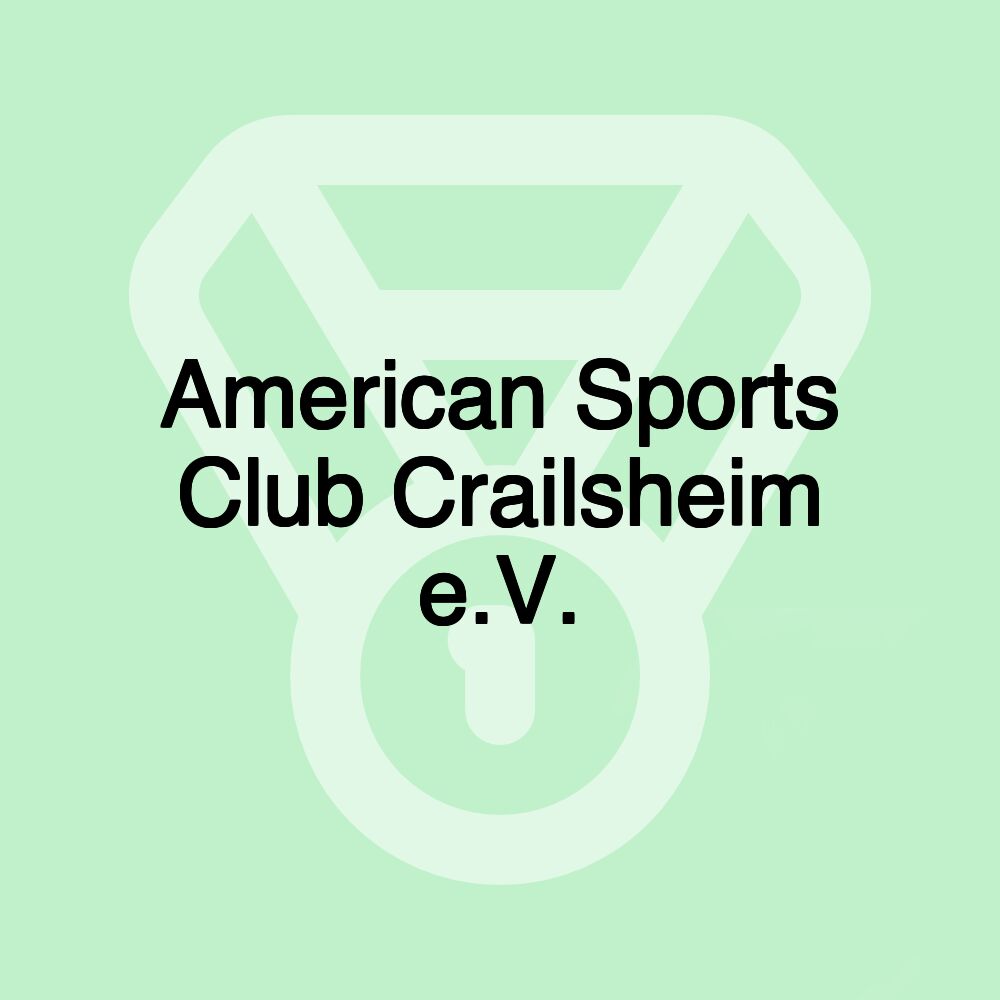 American Sports Club Crailsheim e.V.