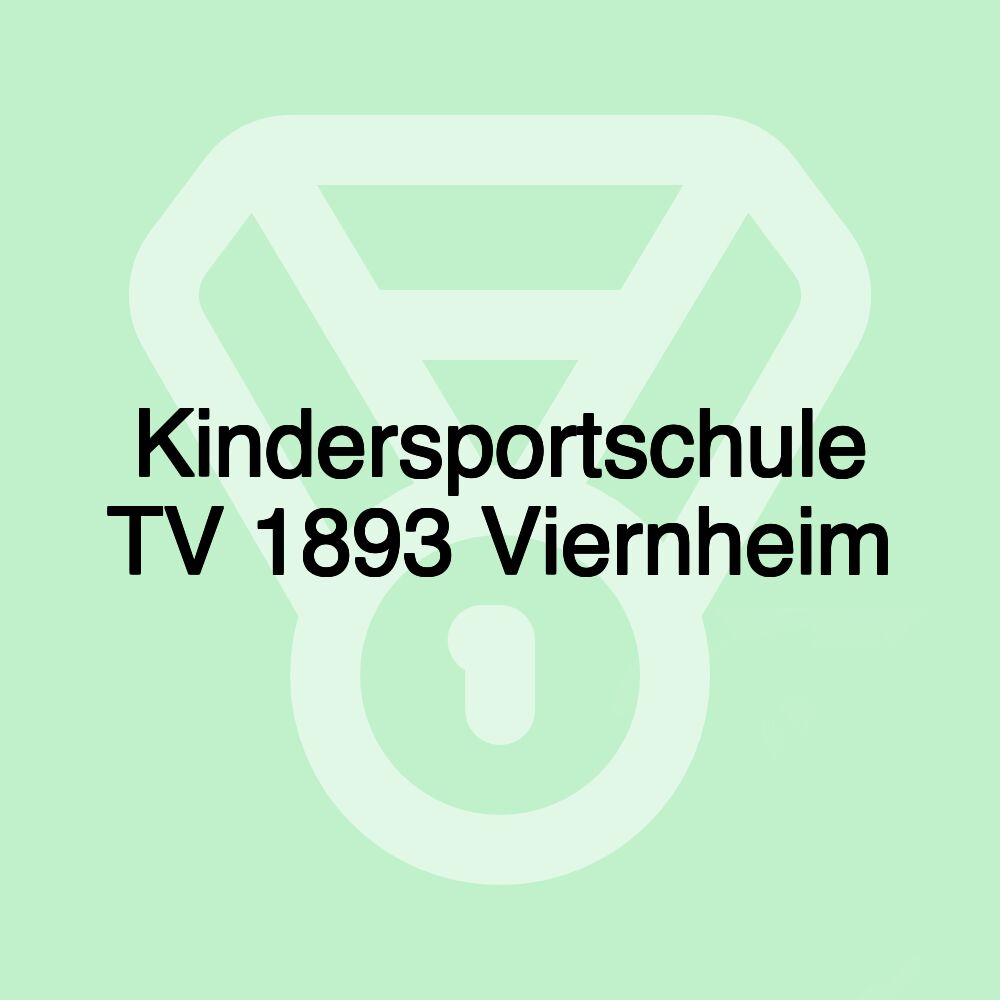 Kindersportschule TV 1893 Viernheim Kindersportschule TV 1893 Viernheim
