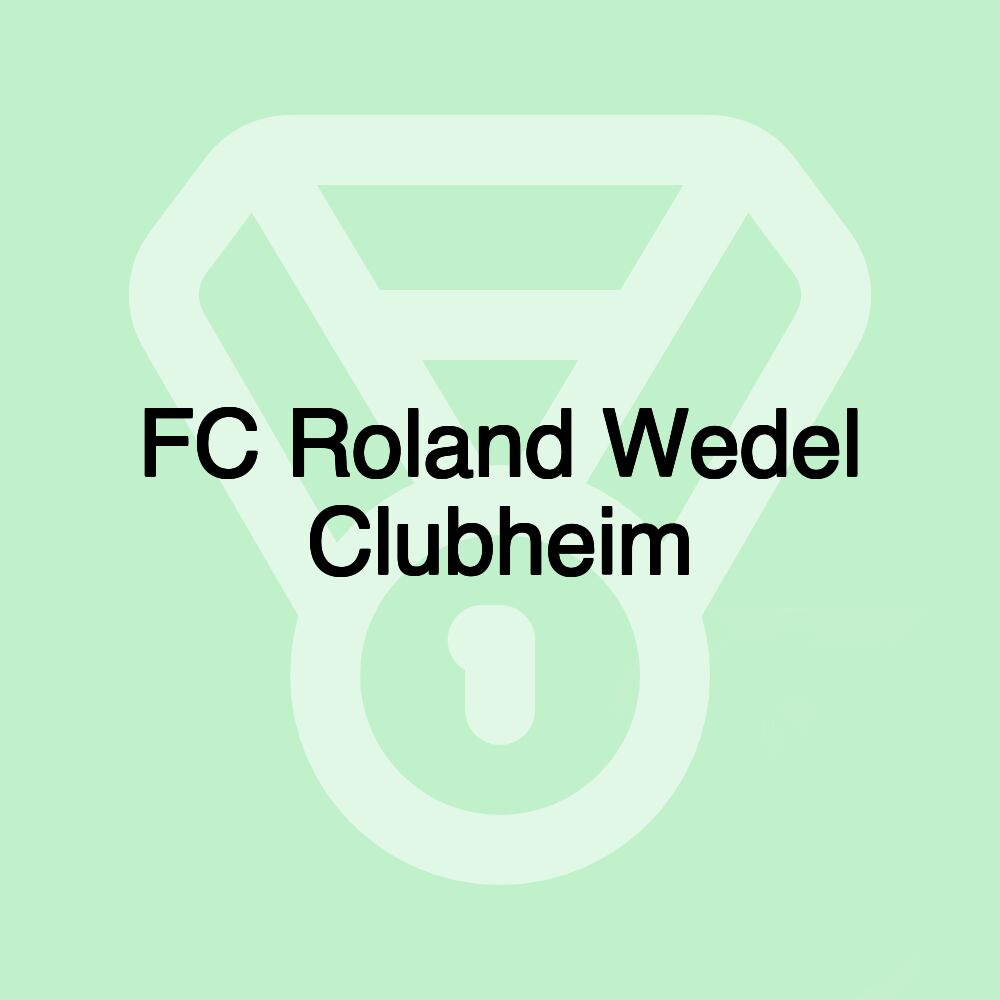 FC Roland Wedel Clubheim FC Roland Wedel Clubheim