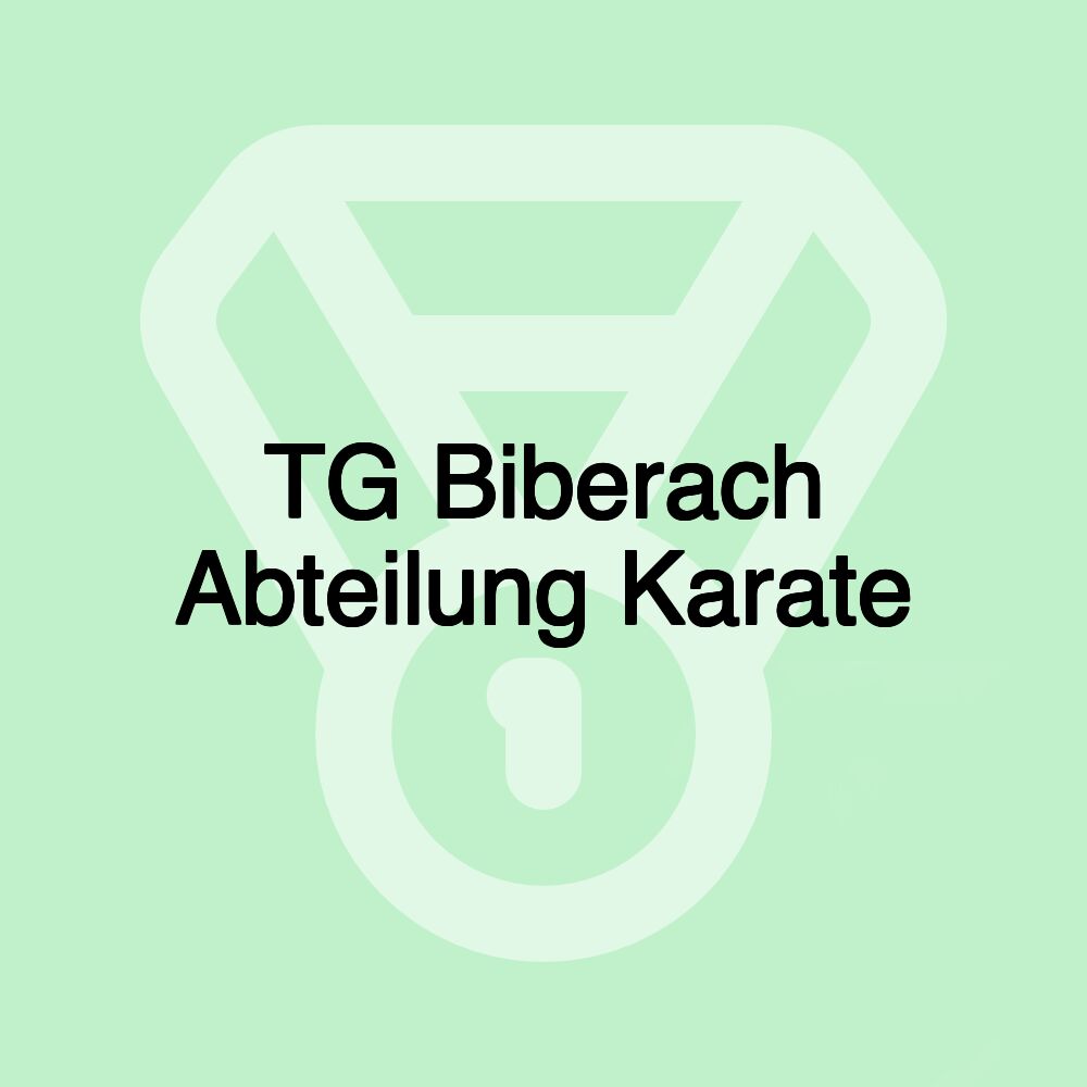 TG Biberach Abteilung Karate