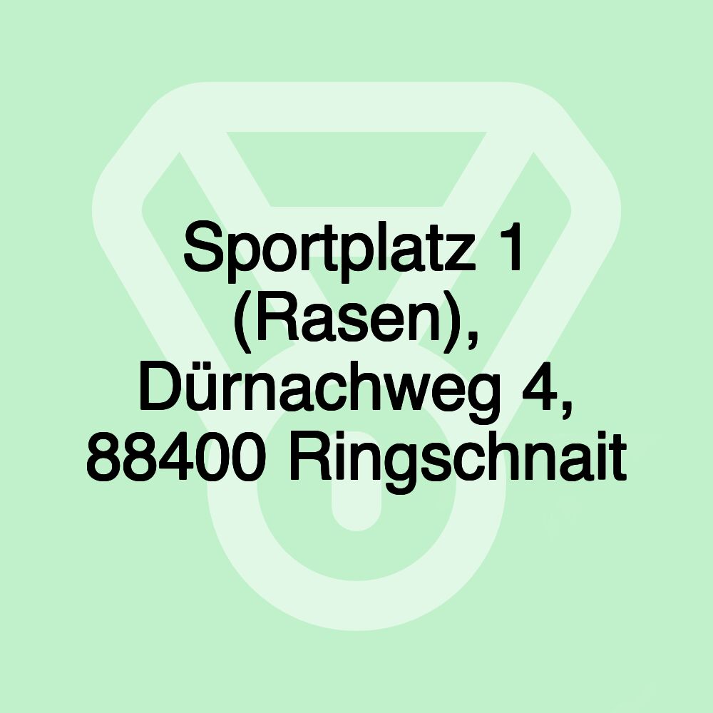 Sportplatz 1 (Rasen), Dürnachweg 4, 88400 Ringschnait Sportplatz 1 (Rasen), Dürnachweg 4, 88400 Ringschnait