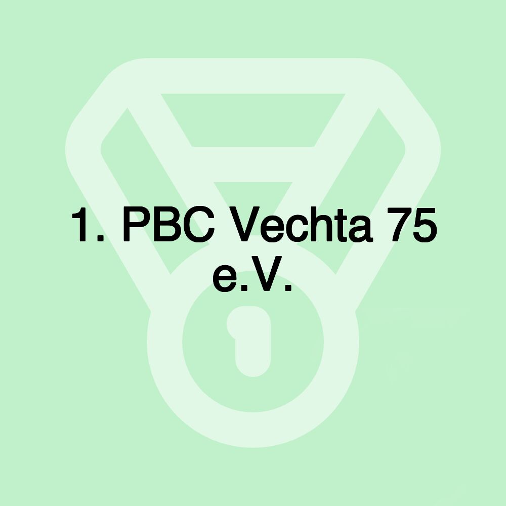 1. PBC Vechta 75 e.V. 1. PBC Vechta 75 e.V.