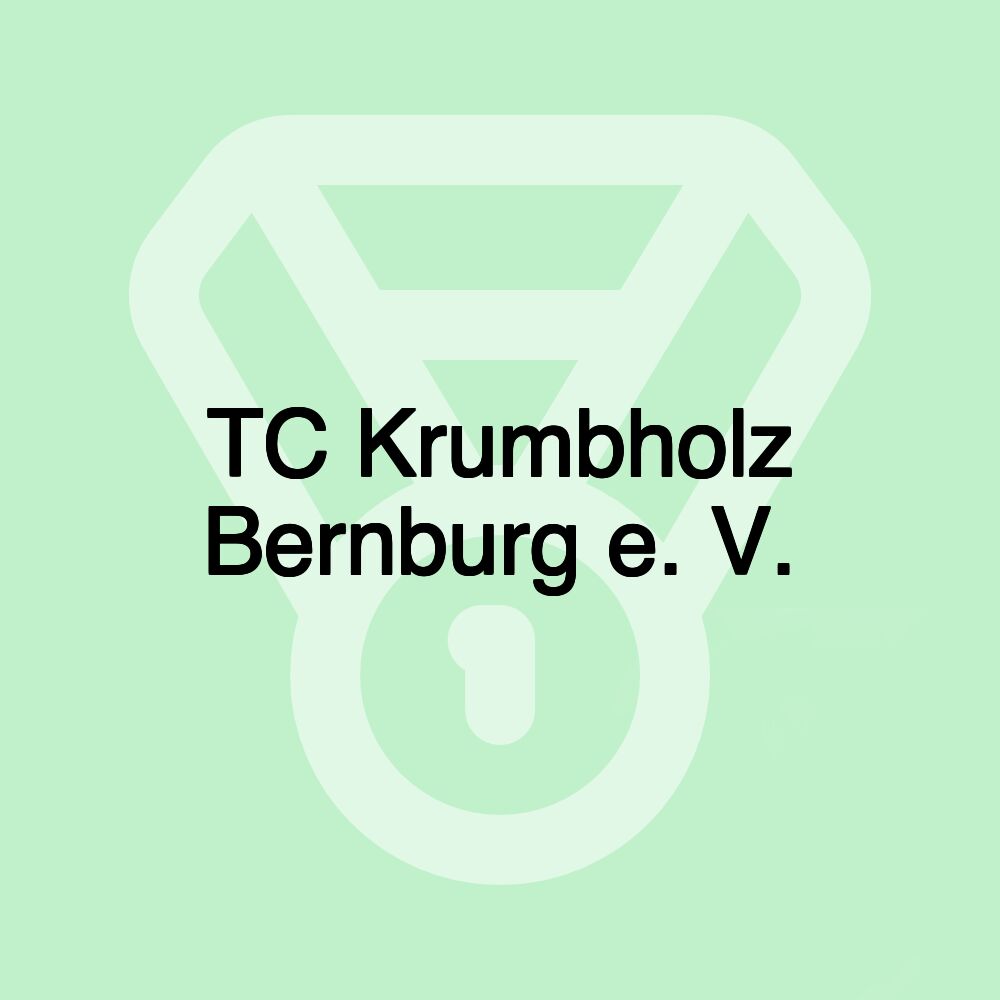 TC Krumbholz Bernburg e. V.
