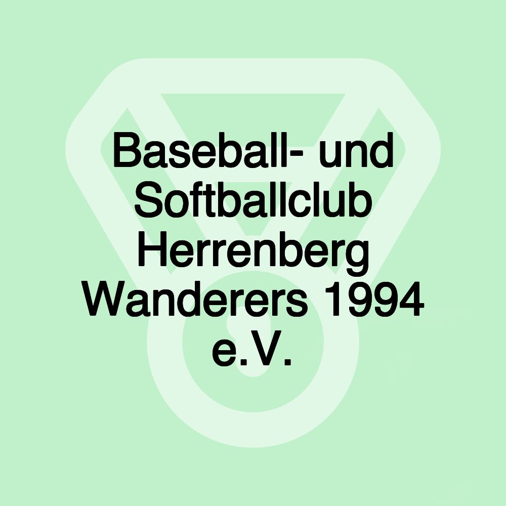Baseball- und Softballclub Herrenberg Wanderers 1994 e.V.